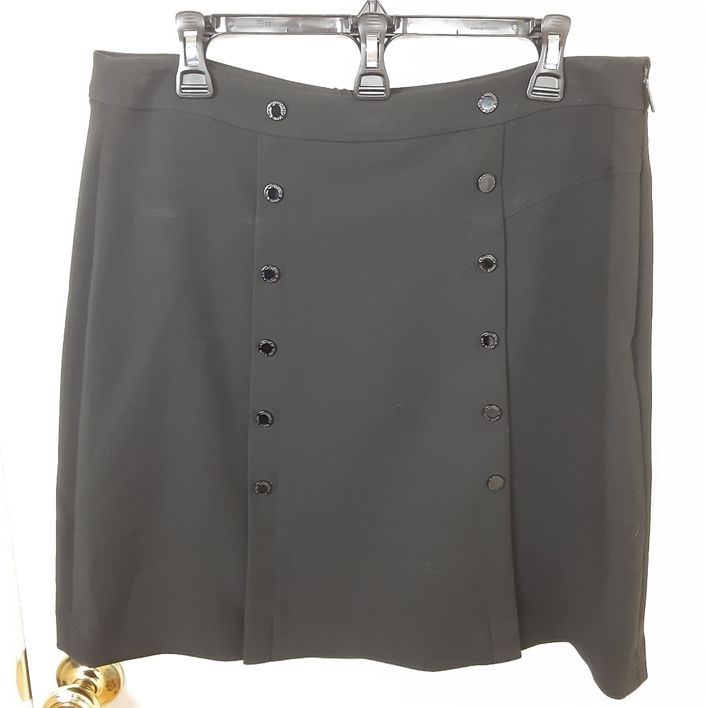 NWT Karl Lagerfeld Mini-Skirt Size 12 Black